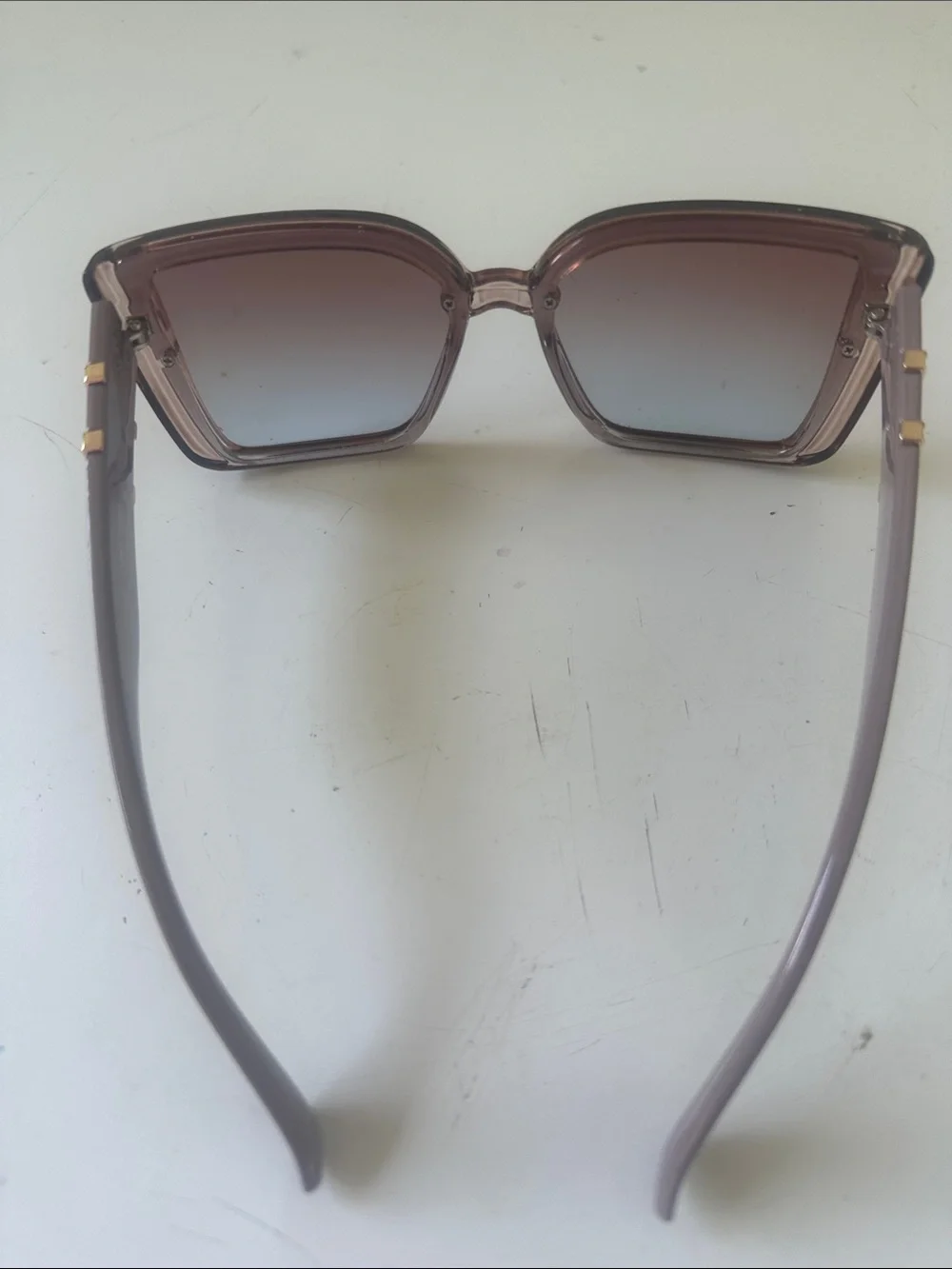 Stylish Women’s Square Frame Sunglasses - Brown